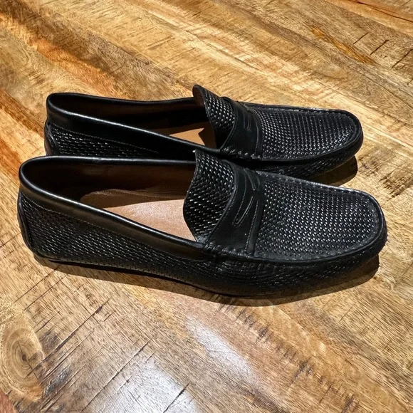 Aquatalia | Shoes | Aquatalia Bruce Black Loafers Shoes Man  display picture 2